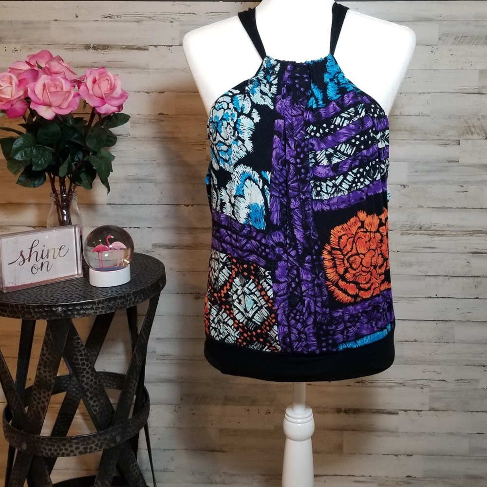 Anthropologie Deletta Halter Top